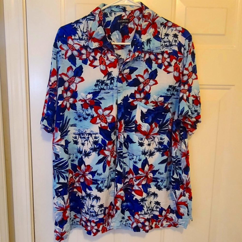 George XL Hawaiian shirt